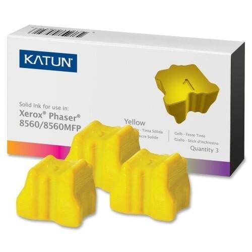 Front Standard. Katun - Solid Ink Stick (108R00725) - Yellow.