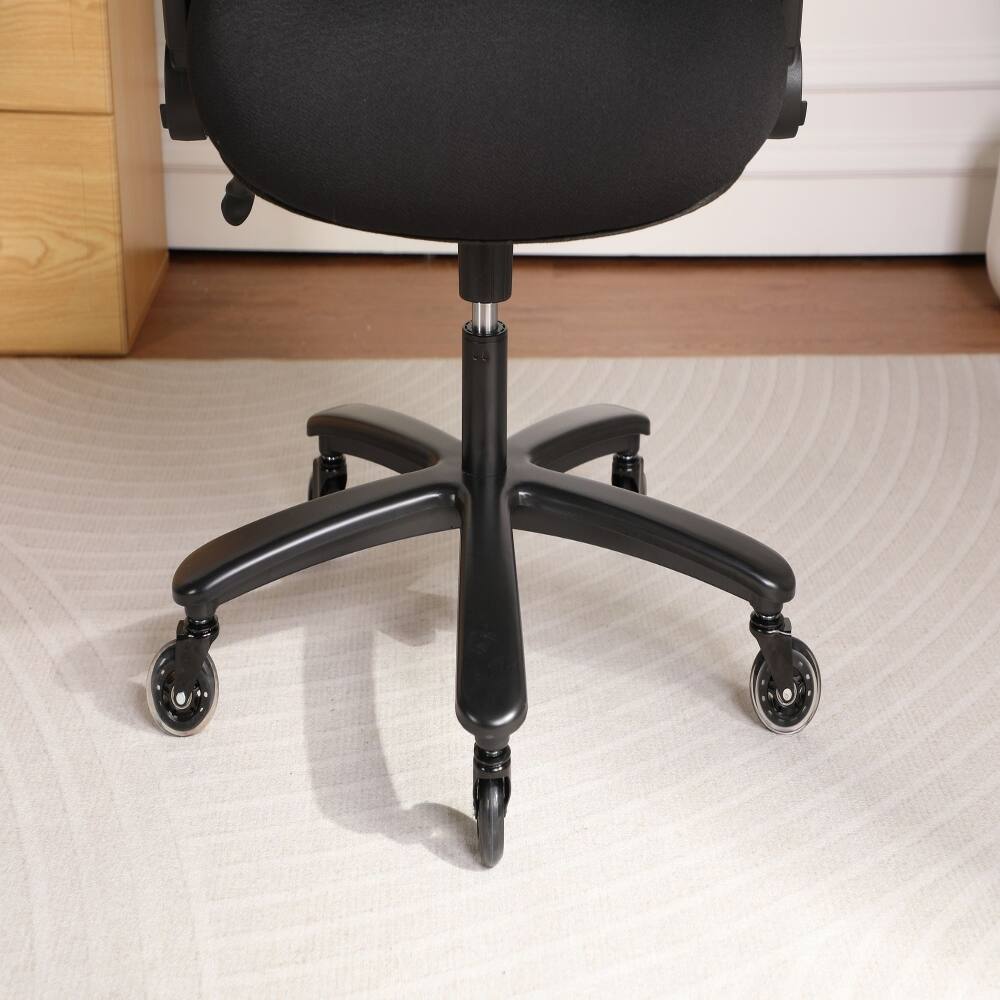 Alt View 3. Loheer - Loheer Big and Tall Office Chair 500lbs Heavy Duty Mesh Ergonomic Gaming Chair Adjustable Lumbar Support Flip-Up Arms - Black.
