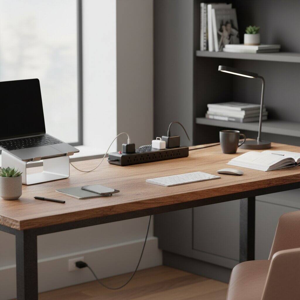 Alt View 1. Dazzed Corner - 24 Outlets Surge Protector Power Strip,10 Feet Flat Plug Extension Cord - Black.