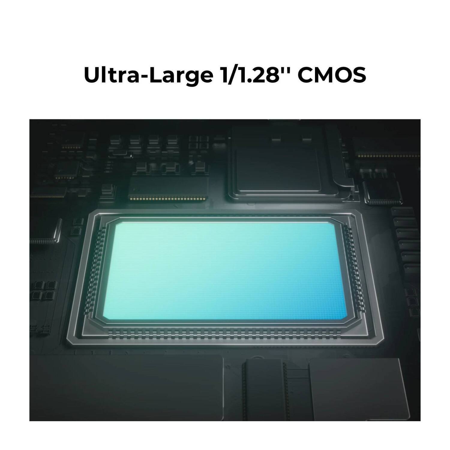 Ultra-Large 1/1.28" CMOS