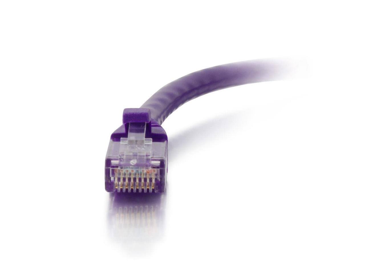Alt View 2. Cables to Go - C2G 50820 4 ft. Cat6a Snagless Unshielded (UTP) Ethernet Network Patch Cable - Purple.