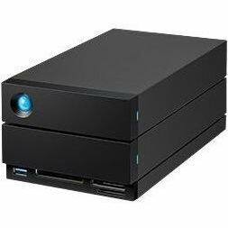 Alt View 1. Seagate - LaCie 2big Dock DAS Storage System - 16 TB Installed HDD Capacity - RAID Supported - 0, 1, JBOD RAID Levels - 2 x Total - Black.