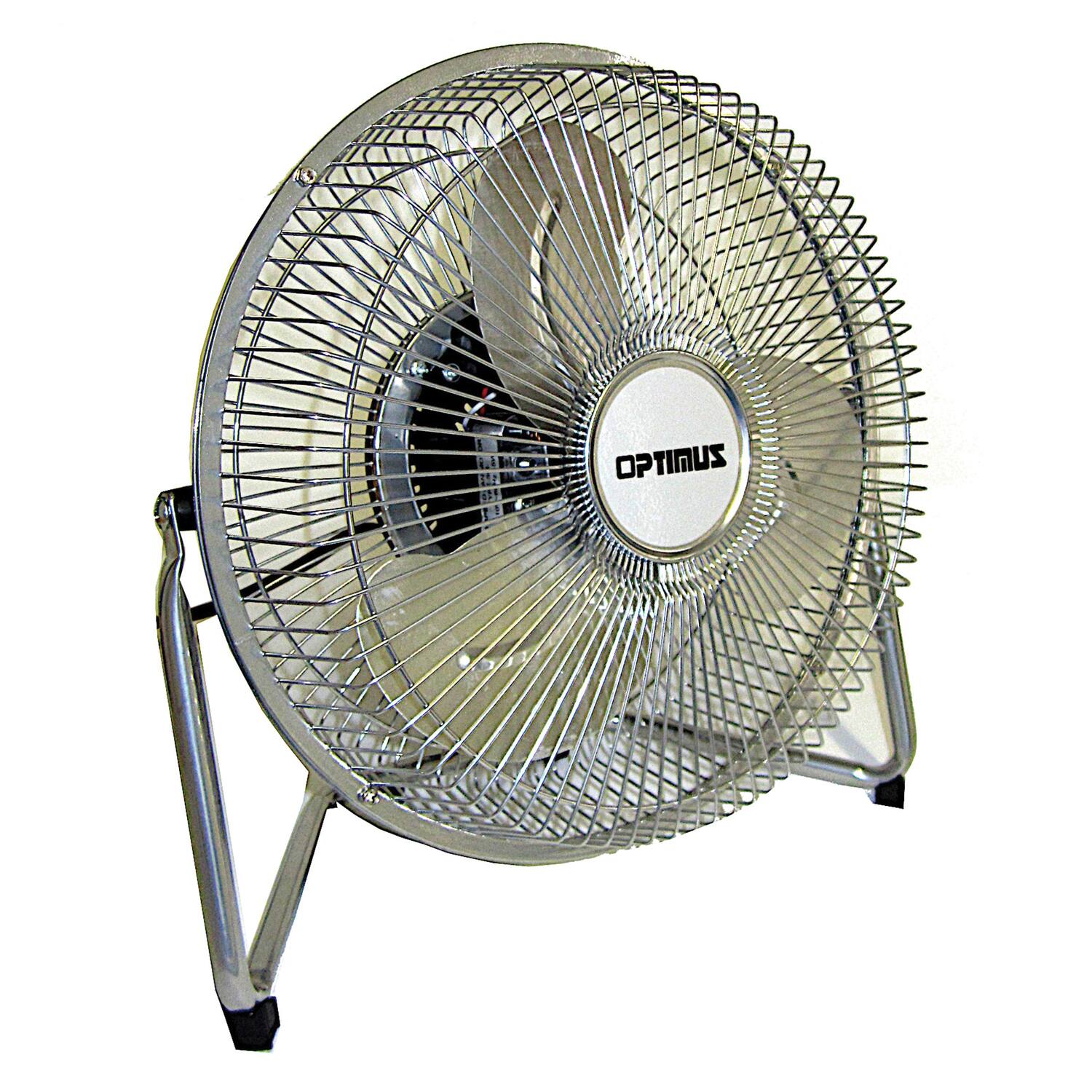 Alt View 2. Optimus - 9 in. High-Velocity Fan - Silver.