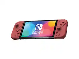 Hori - Nintendo Switch Split Pad Compact Controller for Handheld Mode - Apricot Red - Multicolor