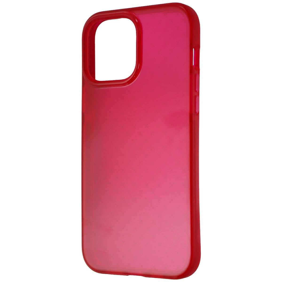 Front. Tech21 - Tech21 Evo Check Flexible Gel Case for Apple iPhone 13 Pro Max - Rubine Red - Red.