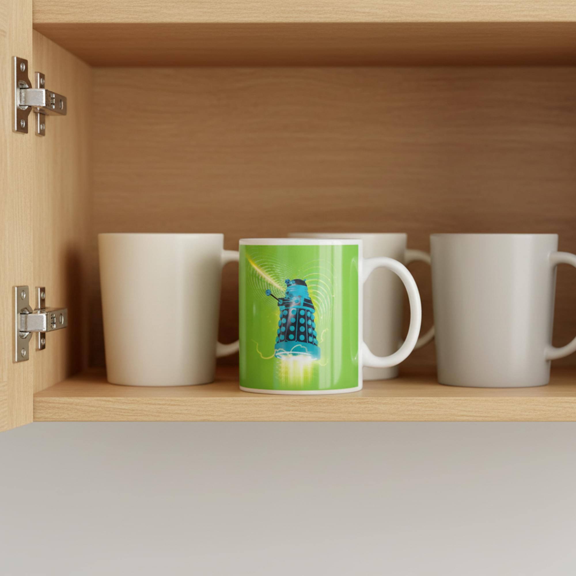 Alt View 5. Seven20 - Doctor Who 11oz Dalek Mug - White.