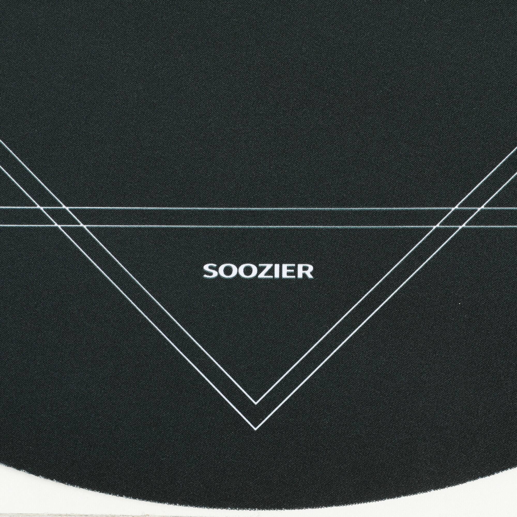 Alt View 7. Soozier - 24 inch Round Poker Mat, Texas Hold'em Non-Slip Rubber Poker Table Top.
