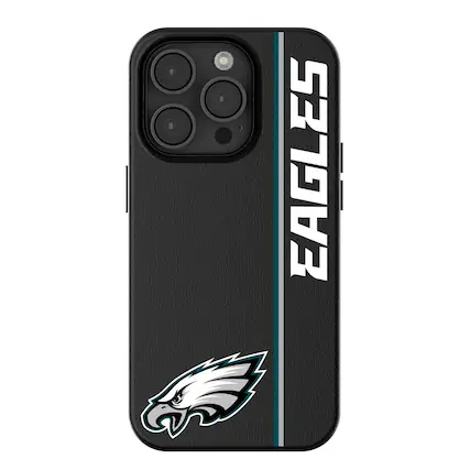 Front. Keyscaper - Philadelphia Eagles iPhone Magnetic Bump Case - 16 - Black.