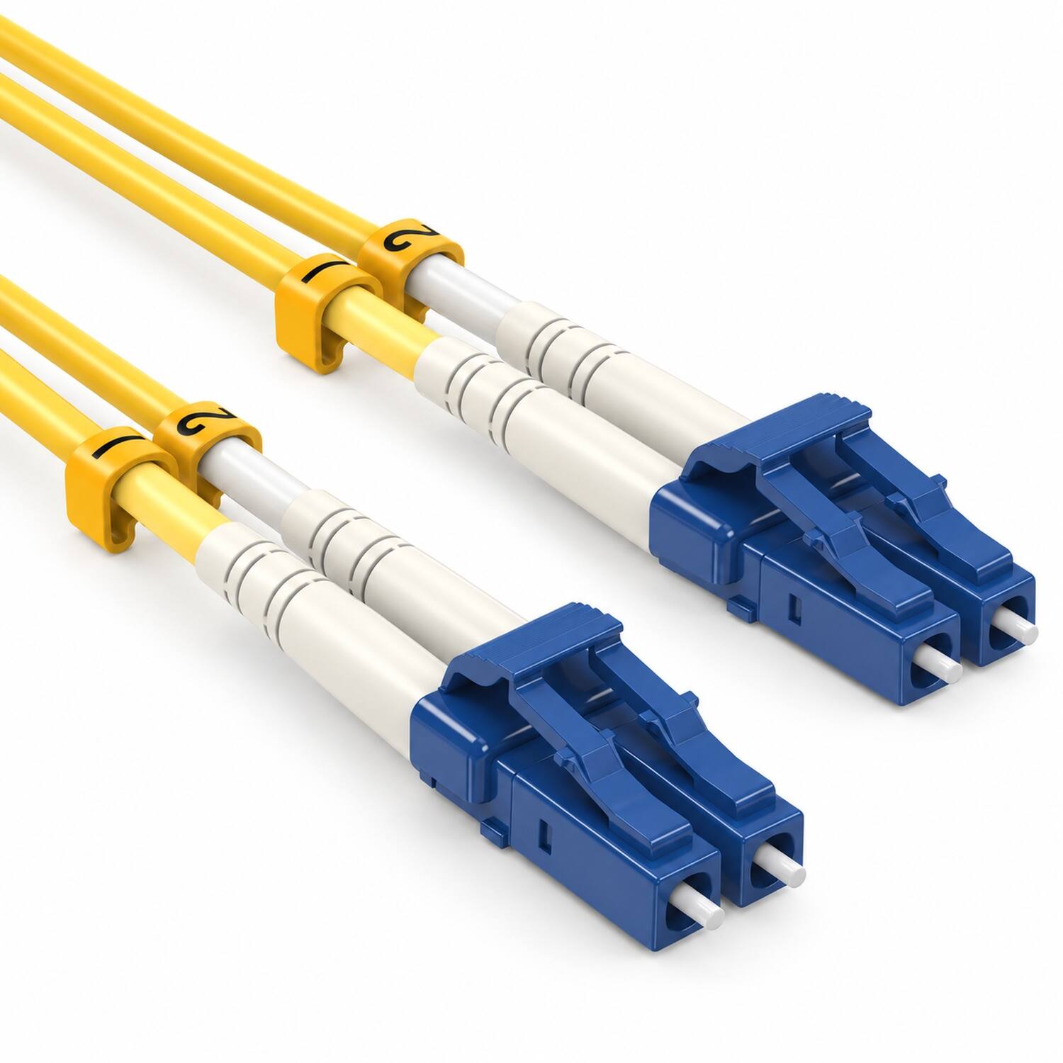 Angle. Sanoxy - 10m LC/LC Duplex 9/125 Single Mode Fiber Optic Cable - Multi.