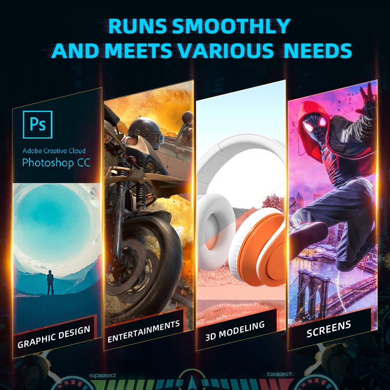 RUNS SMOOTHLY AND MEETS VARIOUS NEEDS

Adobe Creative Cloud Photoshop CC

GRAPHIC DESIGN
ENTERTAINMENTS
3D MODELING
SCREENS