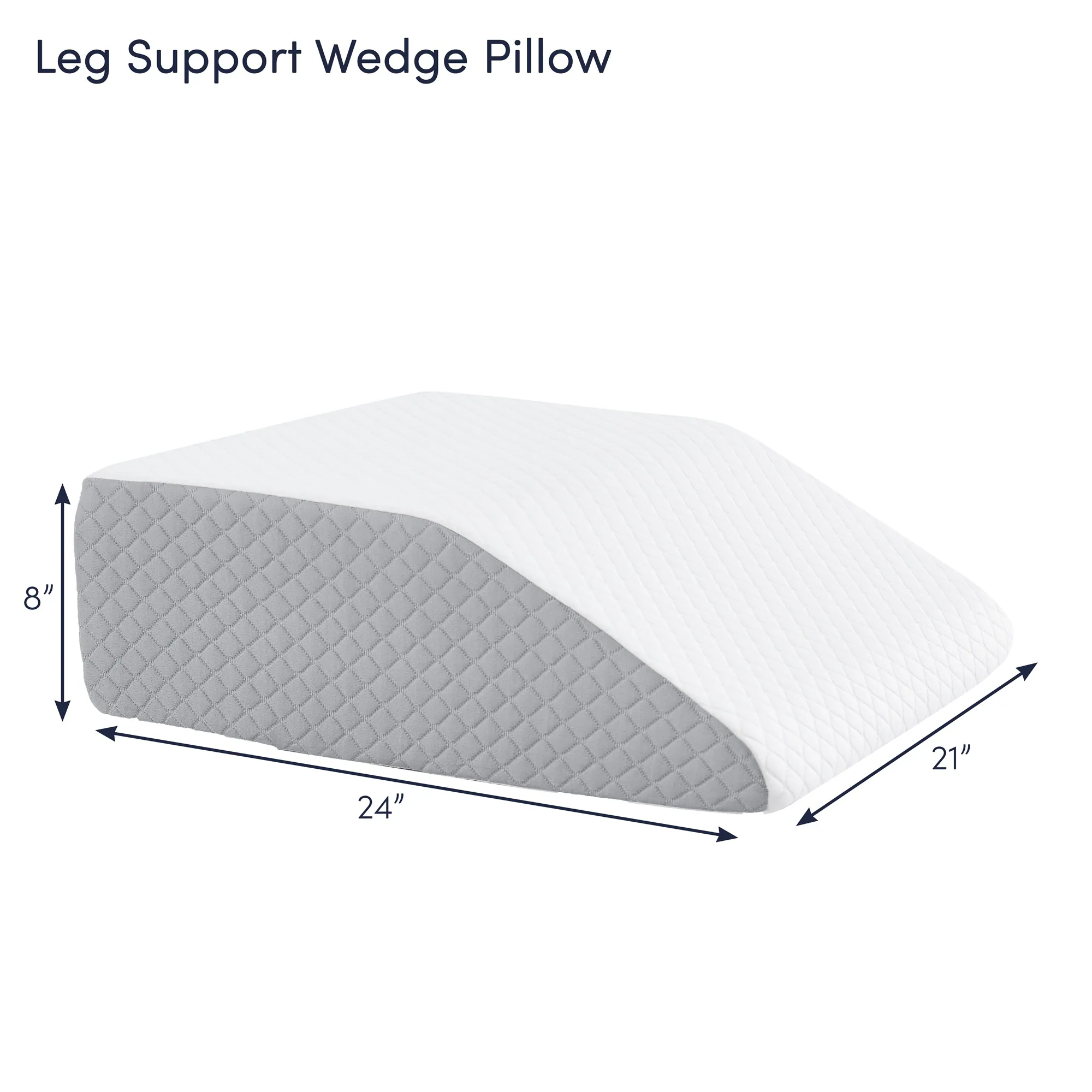 Leg Support Wedge Pillow

8" x 24" x 21"