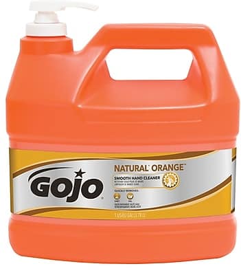NATURAL ORANGE  
GOJO  
SMOOTH HAND CLEANER  

1 US GAL (3.785 L)