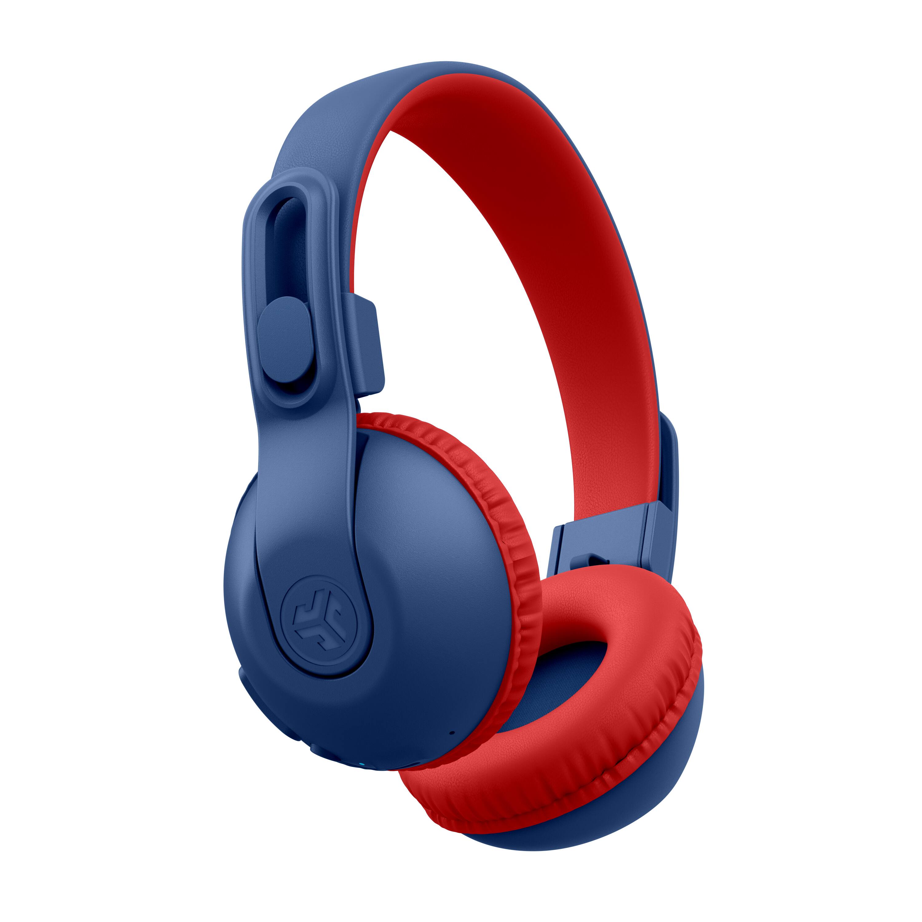 Angle. JLab - JBuddies Studio 2 Wireless Kids Headphones - Blue/Red.