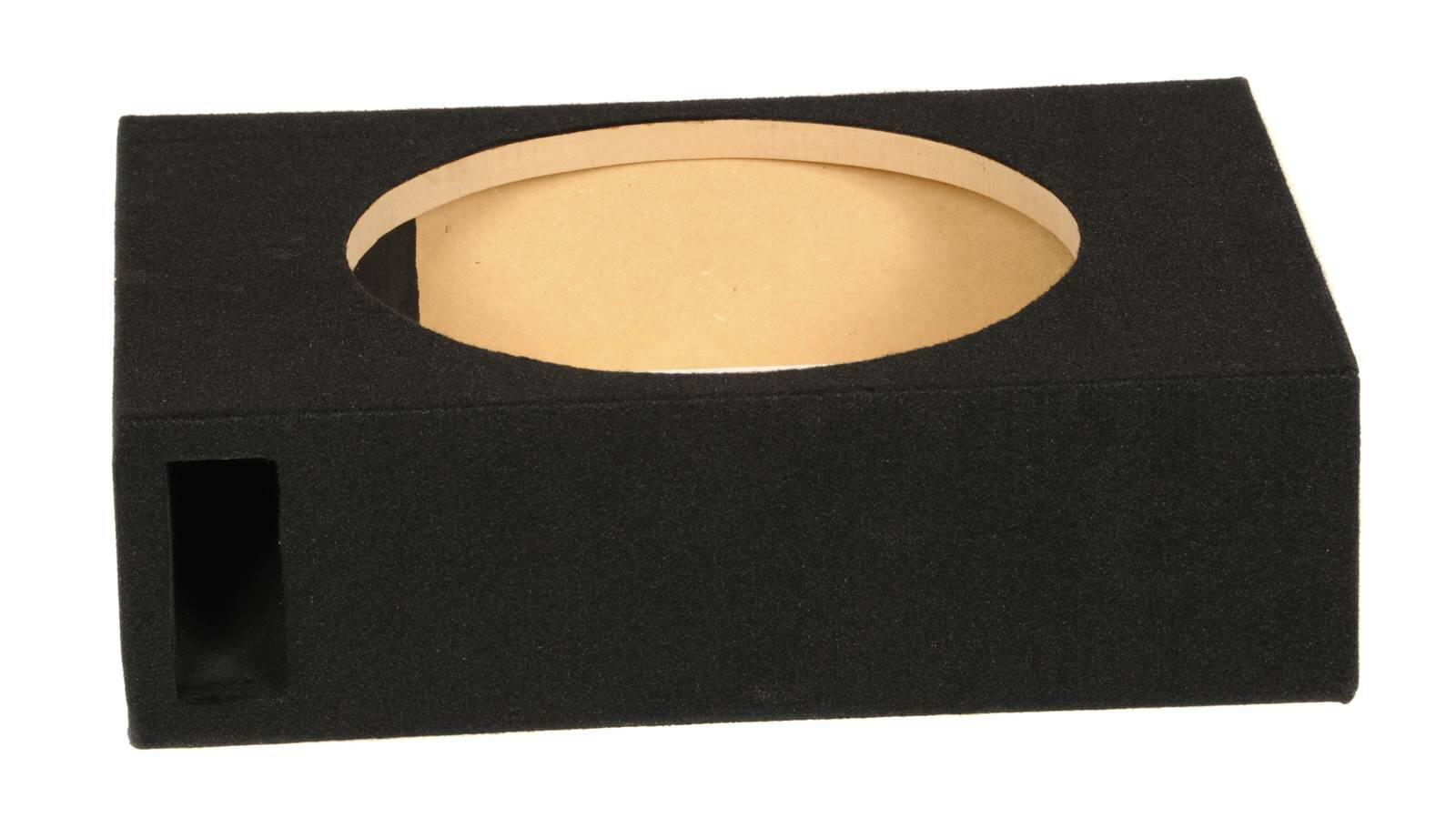 Alt View 2. QPower - QPower SHALLOW112 Single 12" Vented Shallow Subwoofer Sub Box Enclosure - Black.