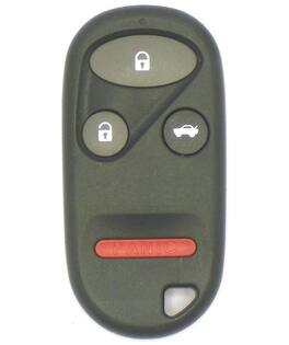 Car Keys Express - Honda Keyless Entry Remote - 4 Buttons (Lock, Unlock, Trunk, and Panic) - Black
