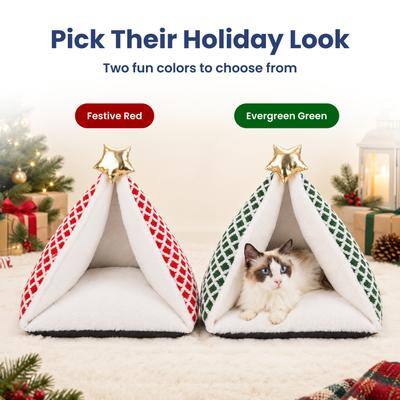 Pick Their Holiday Look  
Two fun colors to choose from  
Festive Red  
Evergreen Green