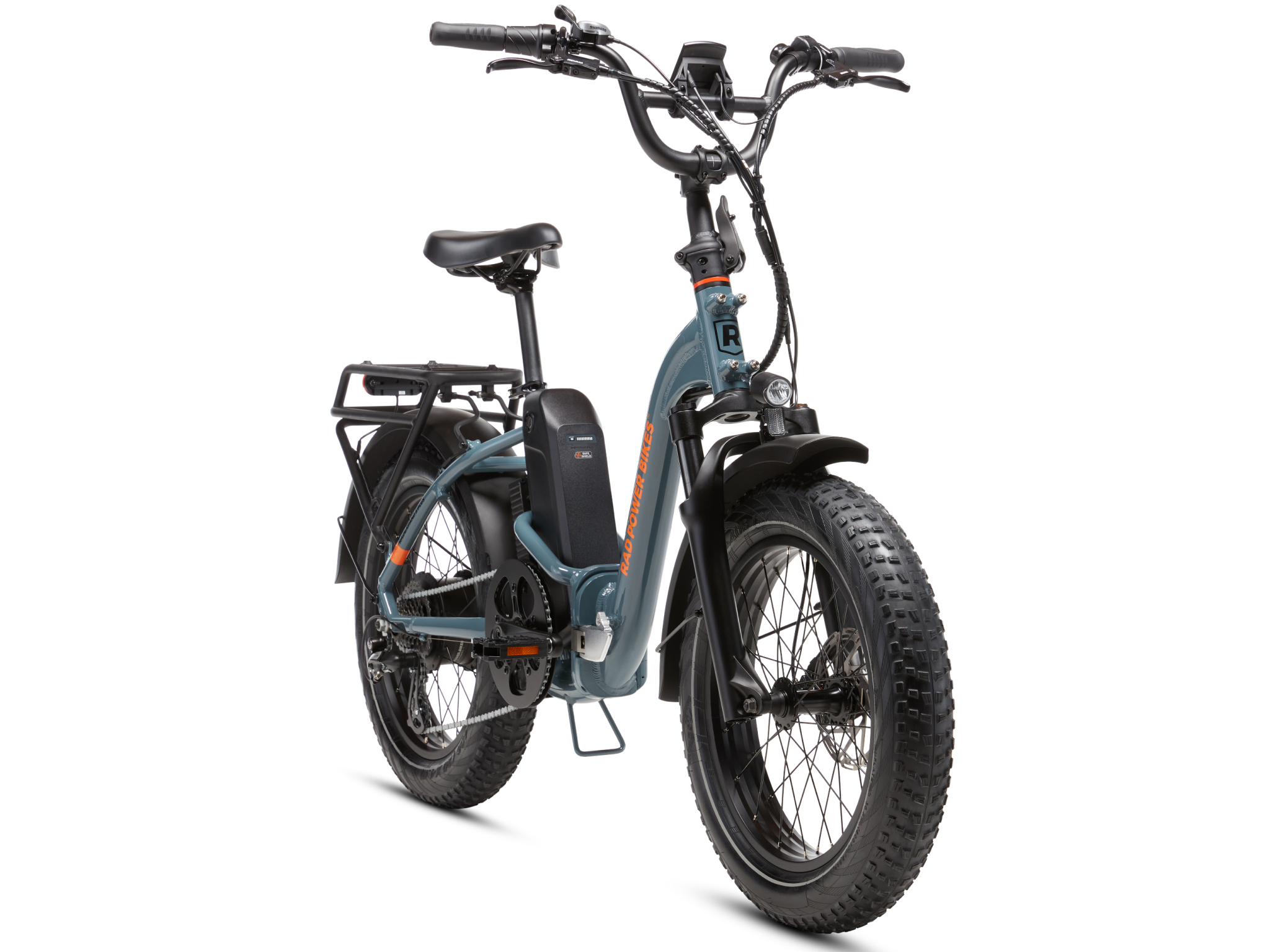 Senia RadPower Bikes are a type of electric bicycle that features a blue frame and a black seat. The bikes have a motorized wheel and a black tire, making them an eco-friendly and efficient mode of transportation. They are designed to be easy to use and provide a smooth ride, making them a popular choice for urban commuting and leisurely rides.