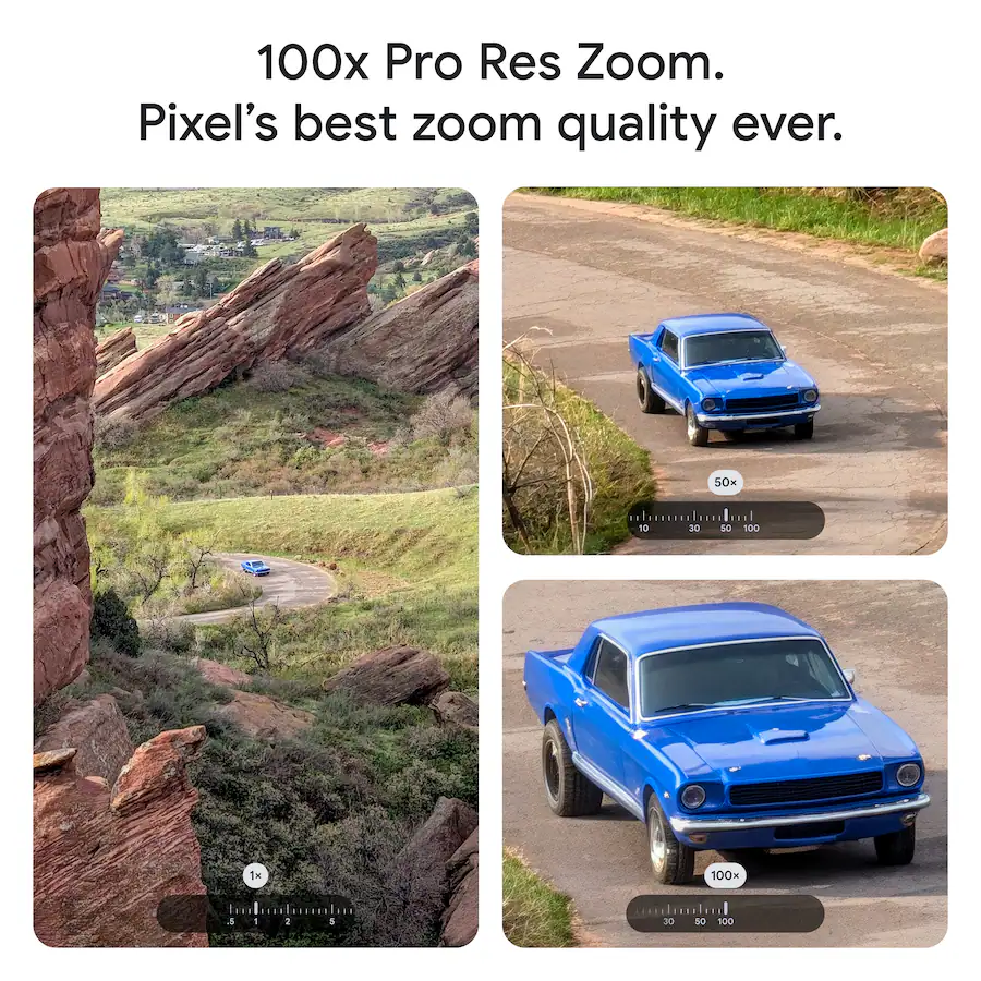 100x Pro Res Zoom. Pixel´s best zoom quality ever