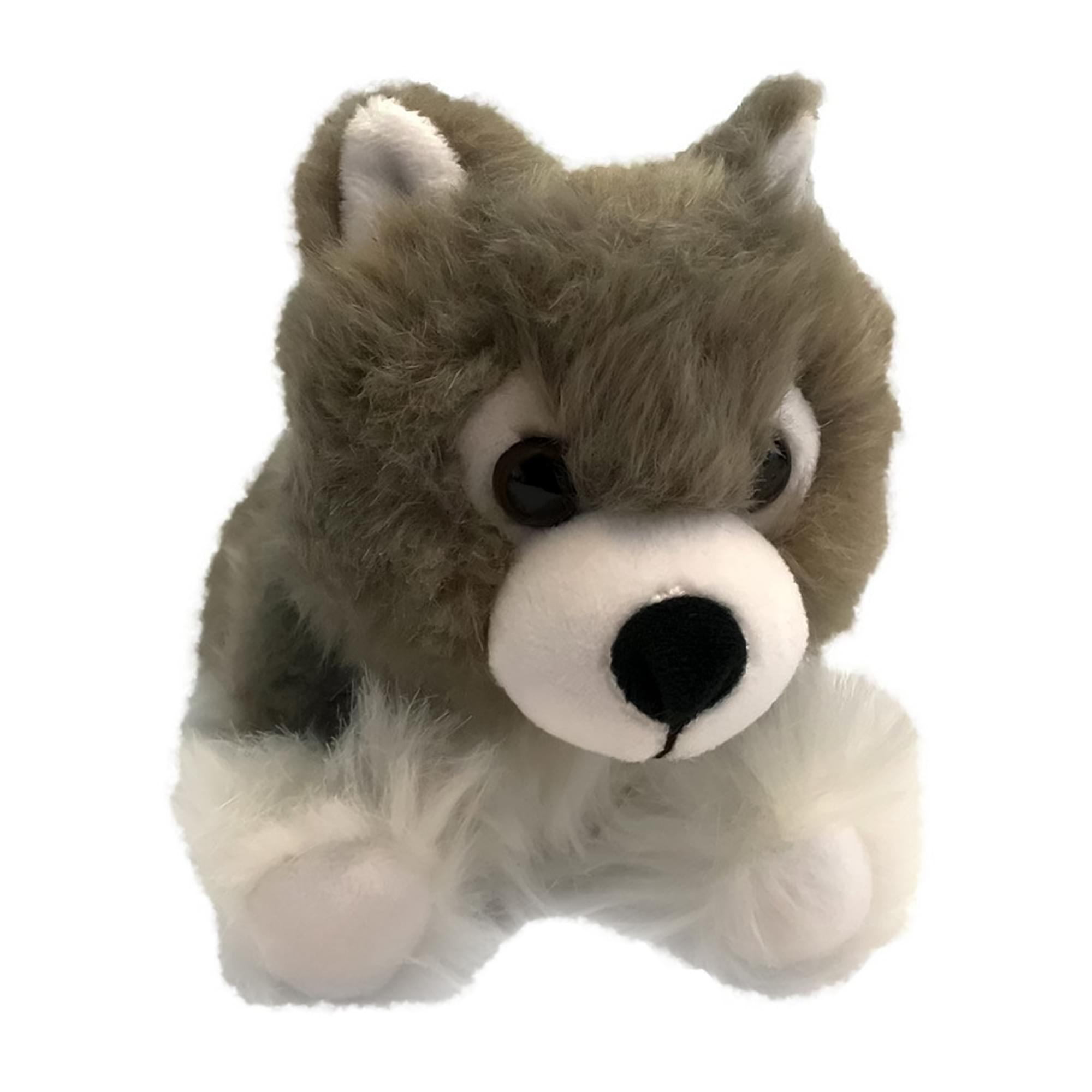 Alt View 3. Factory Entertainment - Game of Thrones Exclusive 6-Inch Plush Direwolf Prone Cub 6-Pack - Grey.