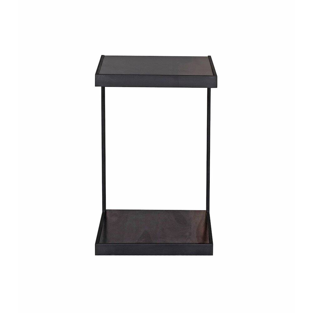 Alt View 1. Porter Designs - Manzanita Live Edge Solid Sheesham Wood End Table, Dark Brown (Set of 2) - Brown.