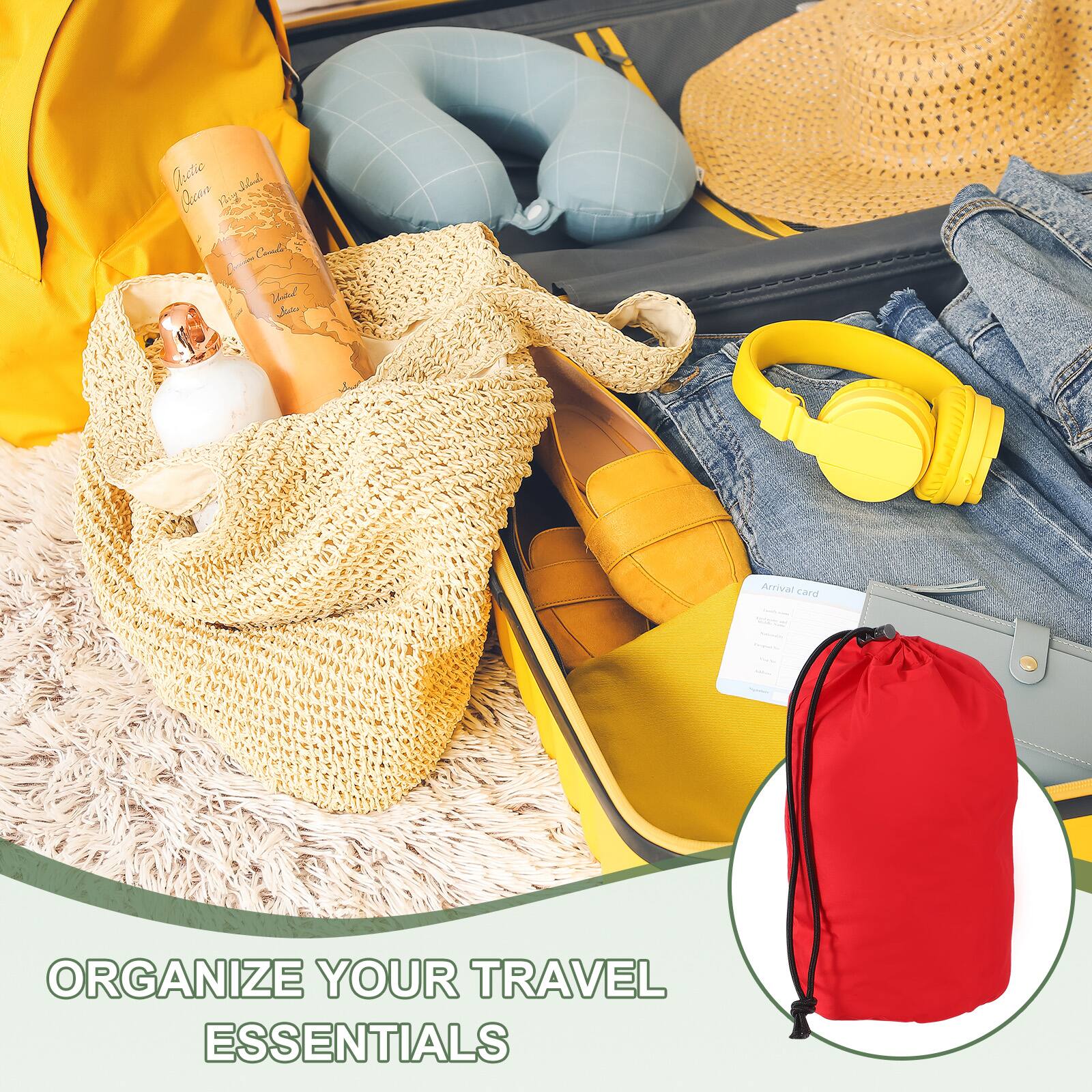 ORGANIZE YOUR TRAVEL ESSENTIALS