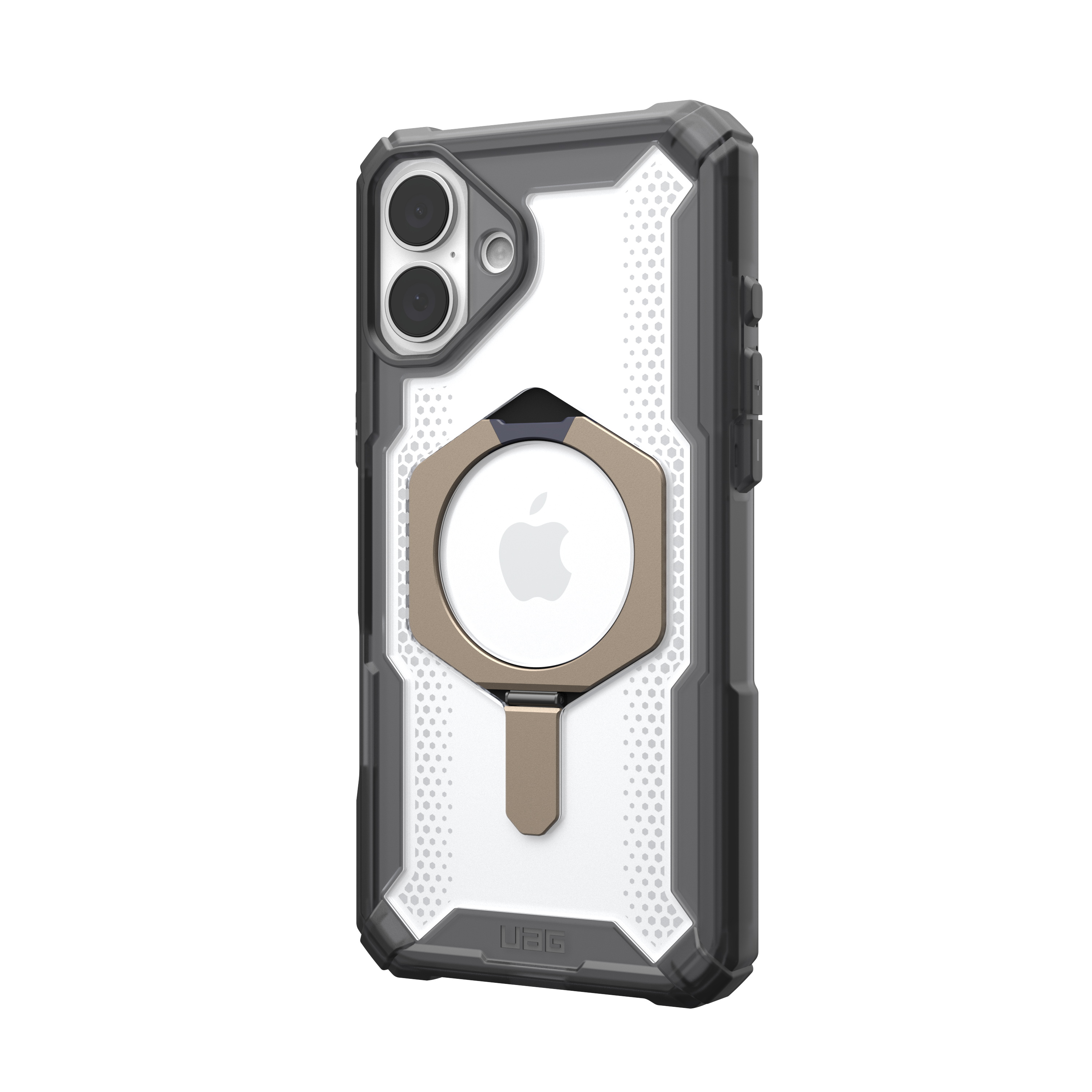 Alt View 3. UAG - Plasma XTE Series Case with Magsafe for Apple iPhone 16 Plus - Ash/Titanium.