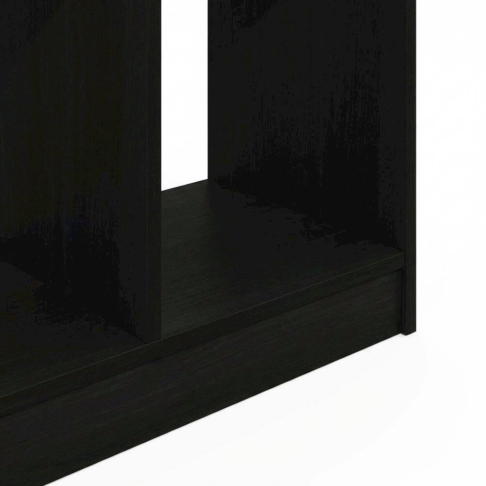Alt View 2. FurniFact - Engineered Wood bookcase with simple design for versatile storage - Espresso.