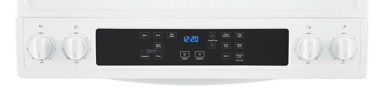 Alt View 17. Whirlpool - 4.8 Cu. Ft. Electric Range - White.