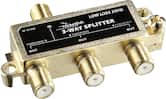 Rocketfish™ - 3-Way Coaxial Splitter - Gold