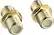 Angle. Rocketfish™ - Coaxial Cable Couplers (2-Pack).