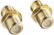 Front Zoom. Rocketfish™ - Coaxial Cable Couplers (2-Pack) - Gold.