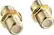 Front. Rocketfish™ - Coaxial Cable Couplers (2-Pack).
