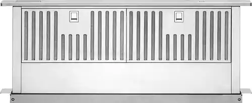 Front. KitchenAid - Specialty Series 36" Telescopic Downdraft System - Stainless Steel.