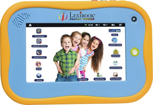  Lexibook - Junior Tablet with 4GB Memory - Orange/Blue