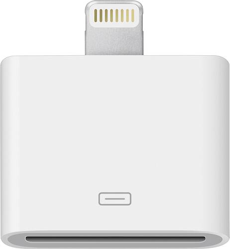 Apple - Lightning to 30-Pin Adapter - White