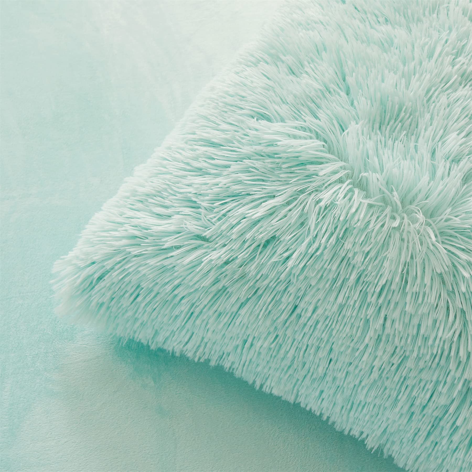 Alt View 6. PO3TICJUNKI3 - Comforter Cover Set Ultra Soft Plush Bedding 1 Faux Duvet 2 Pillow Cases Queen - Dark Grey-Twin.