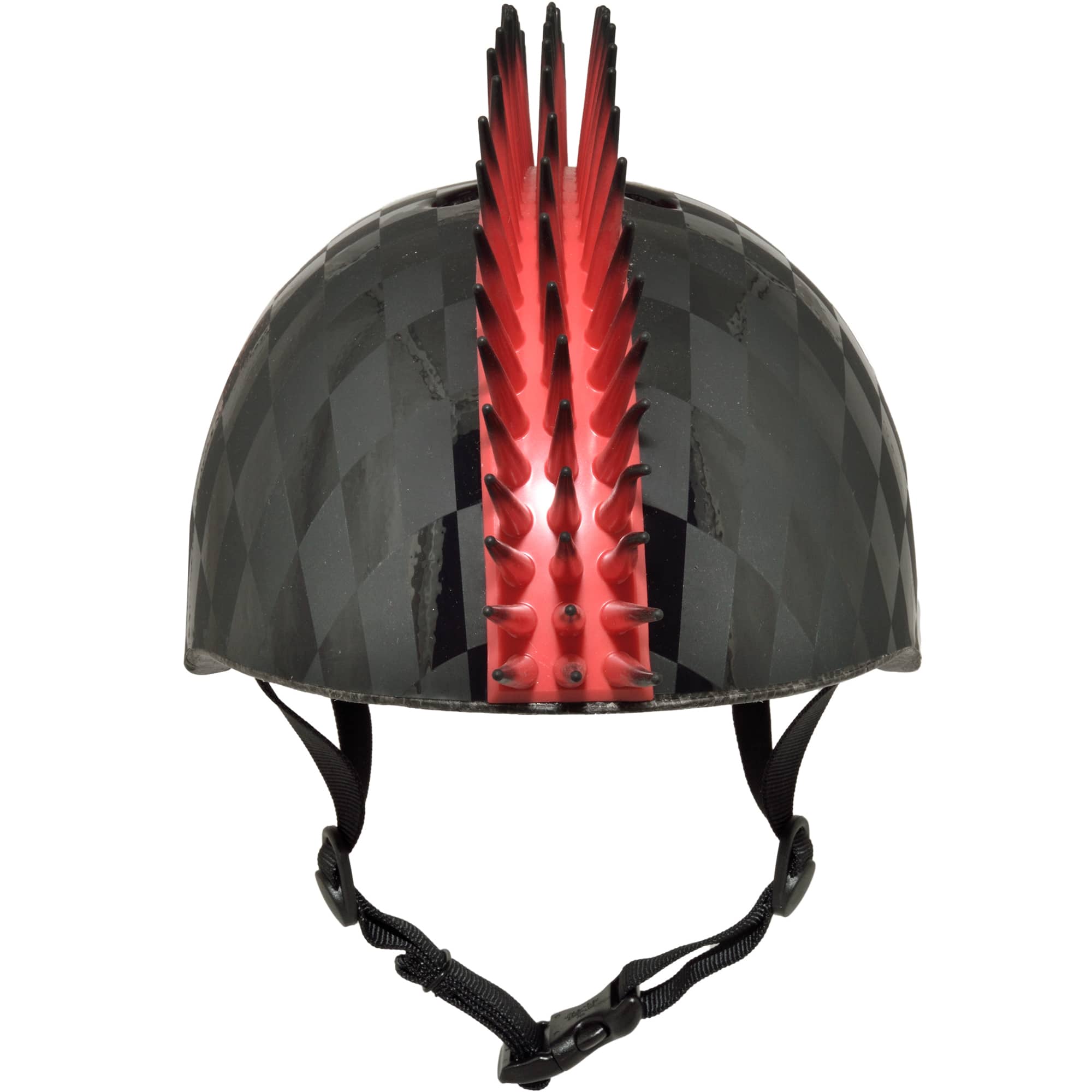 Angle. Raskullz - Skull Hawk Helmet for Bike and Scooter - Red.