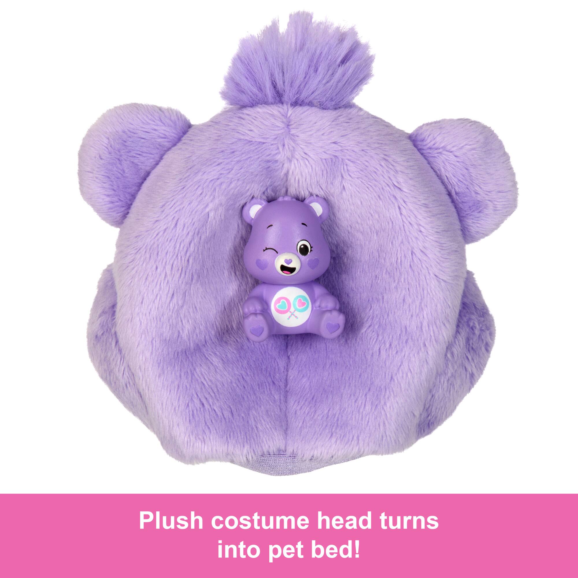 Plush costume head turns into pet bed!