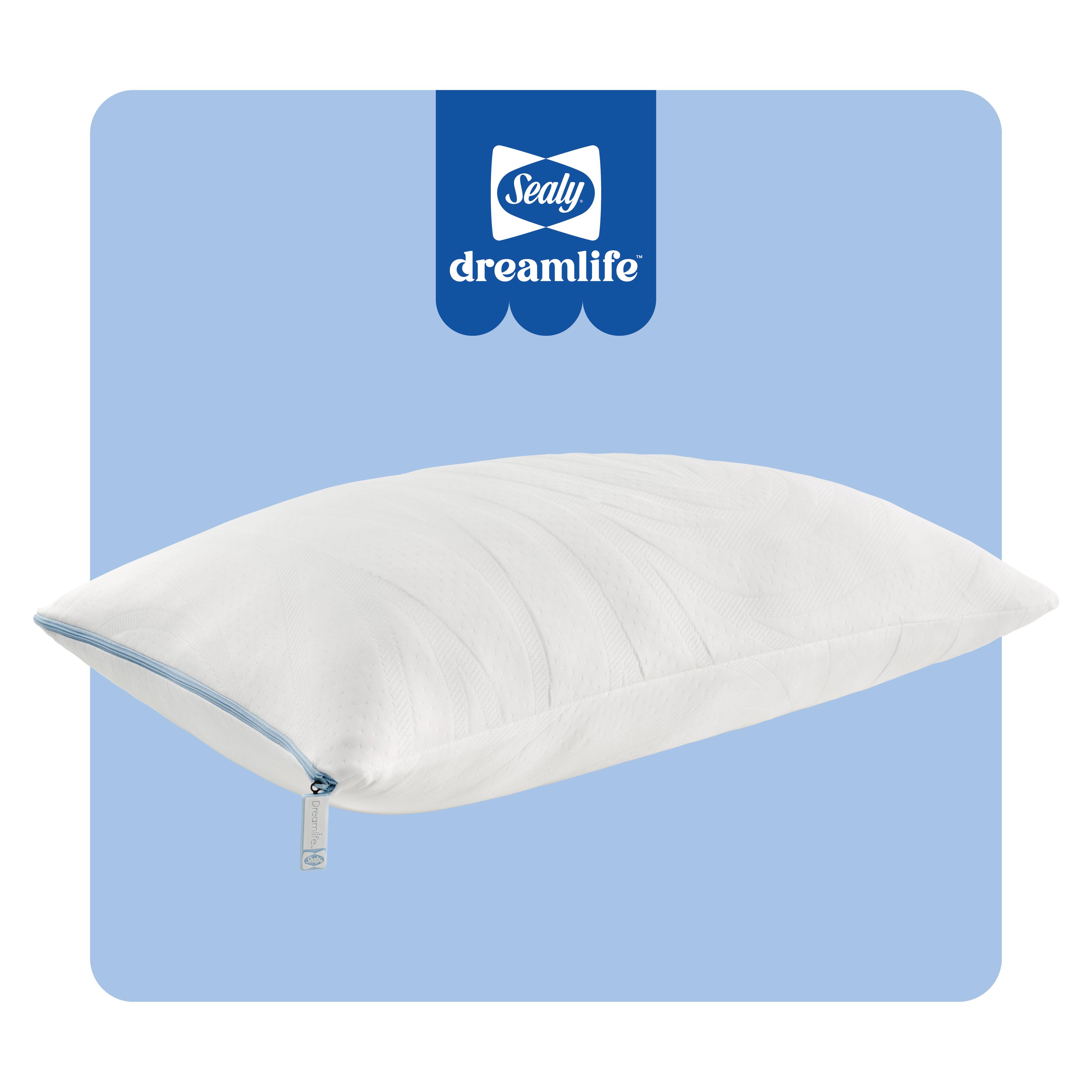 Sealy - Dreamlife Shredded Foam Pillow, Standard - White