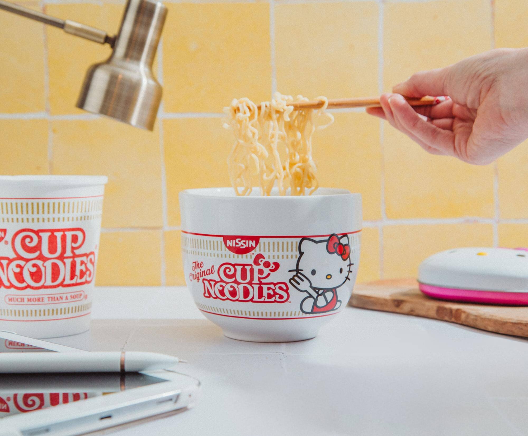 Nissin Cup Noodles  
The Original Cup Noodles  
Much More Than a Soup
