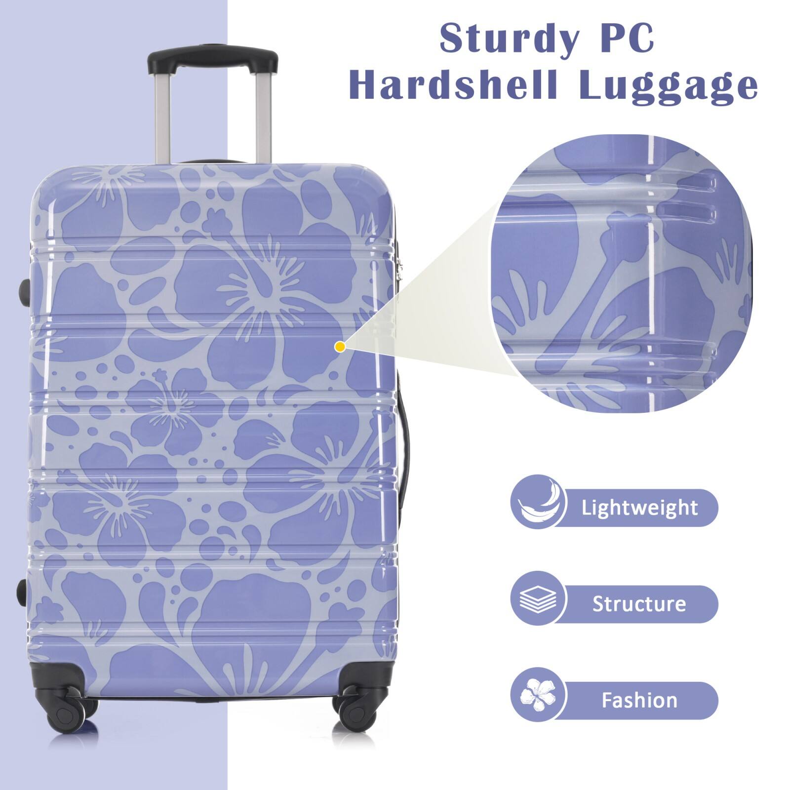 Sturdy PC Hardshell Luggage

- Lightweight
- Structure
- Fashion