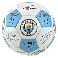 Maccabi Art - Maccabi Art: Manchester City Player Signatures Soccer Ball - Size 5 - Front_Zoom