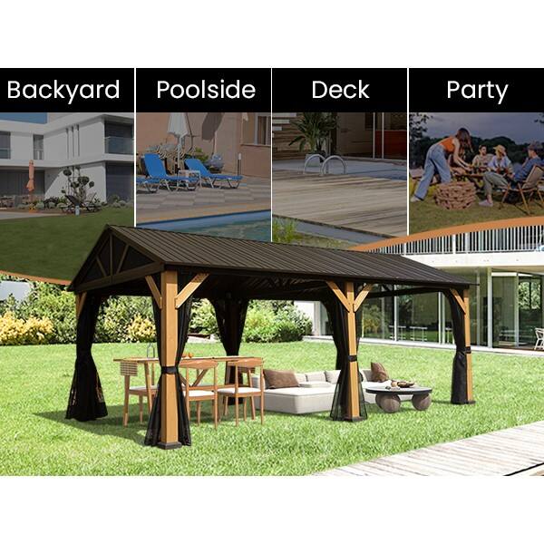 Backyard Poolside Deck Party