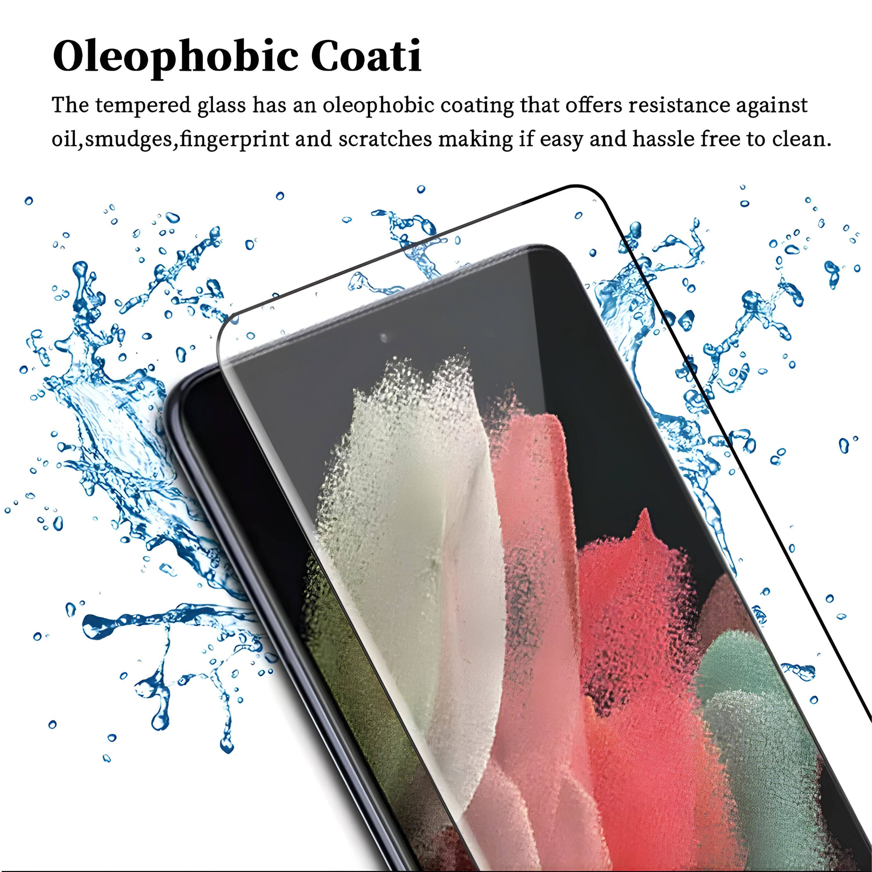 Oleophobic Coati

The tempered glass has an oleophobic coating that offers resistance against oil, smudges, fingerprint and scratches making it easy and hassle free to clean.