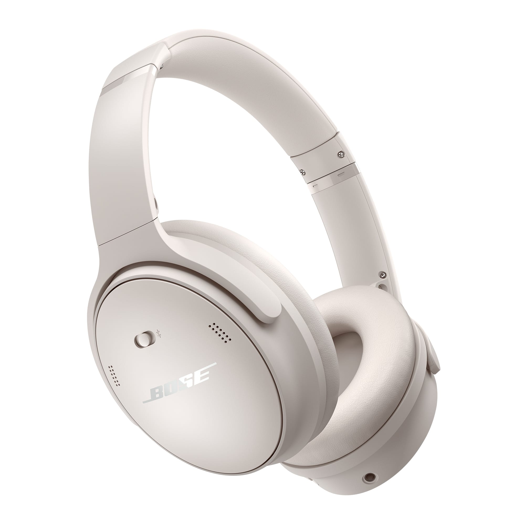 Bose - QuietComfort Wireless Noise Cancelling Over-the-Ear Bluetooth Headphones - White Smoke - Front_Zoom