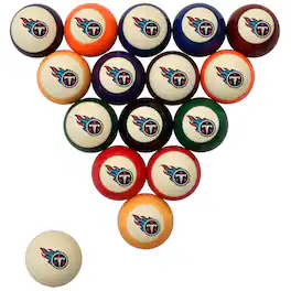 Imperial - Tennessee Titans Retro Billiard Ball Set - Cream