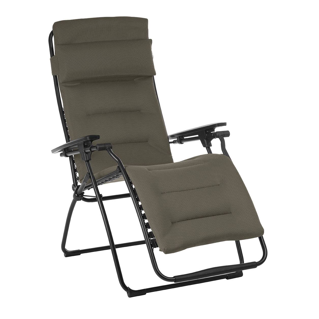Alt View 1. Lafuma - Lafuma Futura Air Comfort Zero Gravity Outdoor Recliner Chair, Taupe (2 Pack) - Taupe.