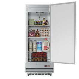 Koolmore - 25 in. Commercial 1-Door Reach-In Refrigerator, 12 cu. ft. RIR-1D-SS12C - Stainless Steel