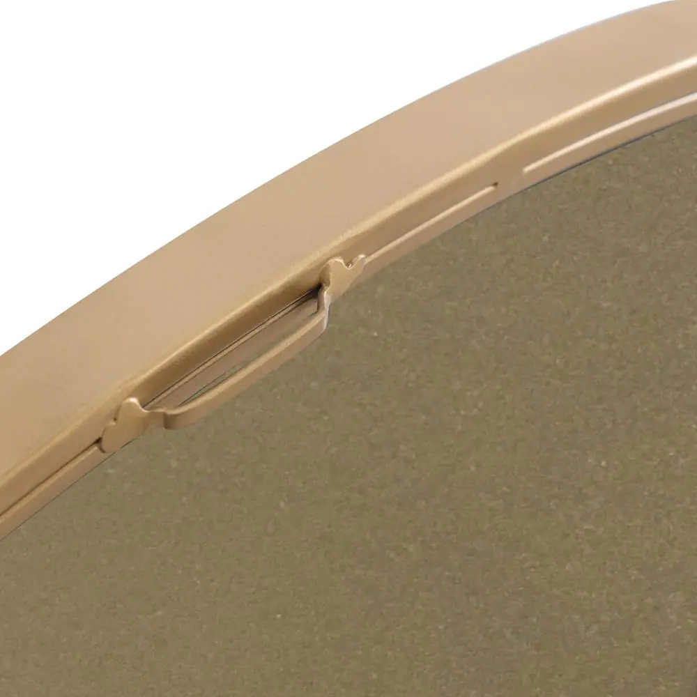 Alt View 4. Elegant Decor - Metal frame Round Mirror 24 inch Brass finish - Brass.