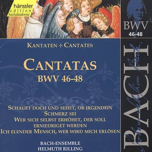 Helmuth Rilling - Sacred Cantatas BWV 46-48  - COMPACT DISCS